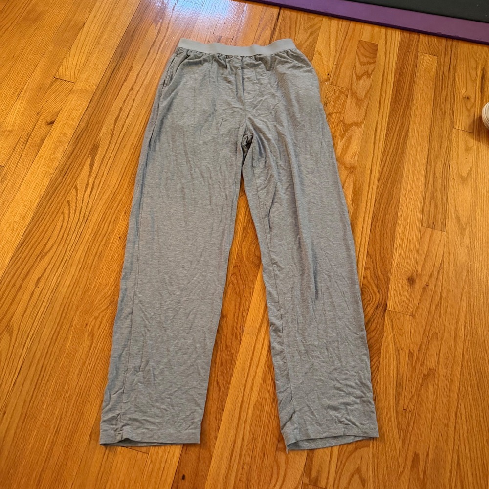 Quince Lounge Pants Gray Small Bamboo Viscose Wide Leg Relaxed Sleepwear Casual